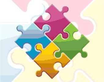 Jigsaw Lover Cross Stitch Chart