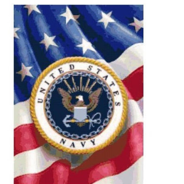 U.S. Navy Logo Cross Stitch Chart
