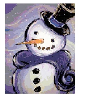 Frosty Cross Stitch Chart