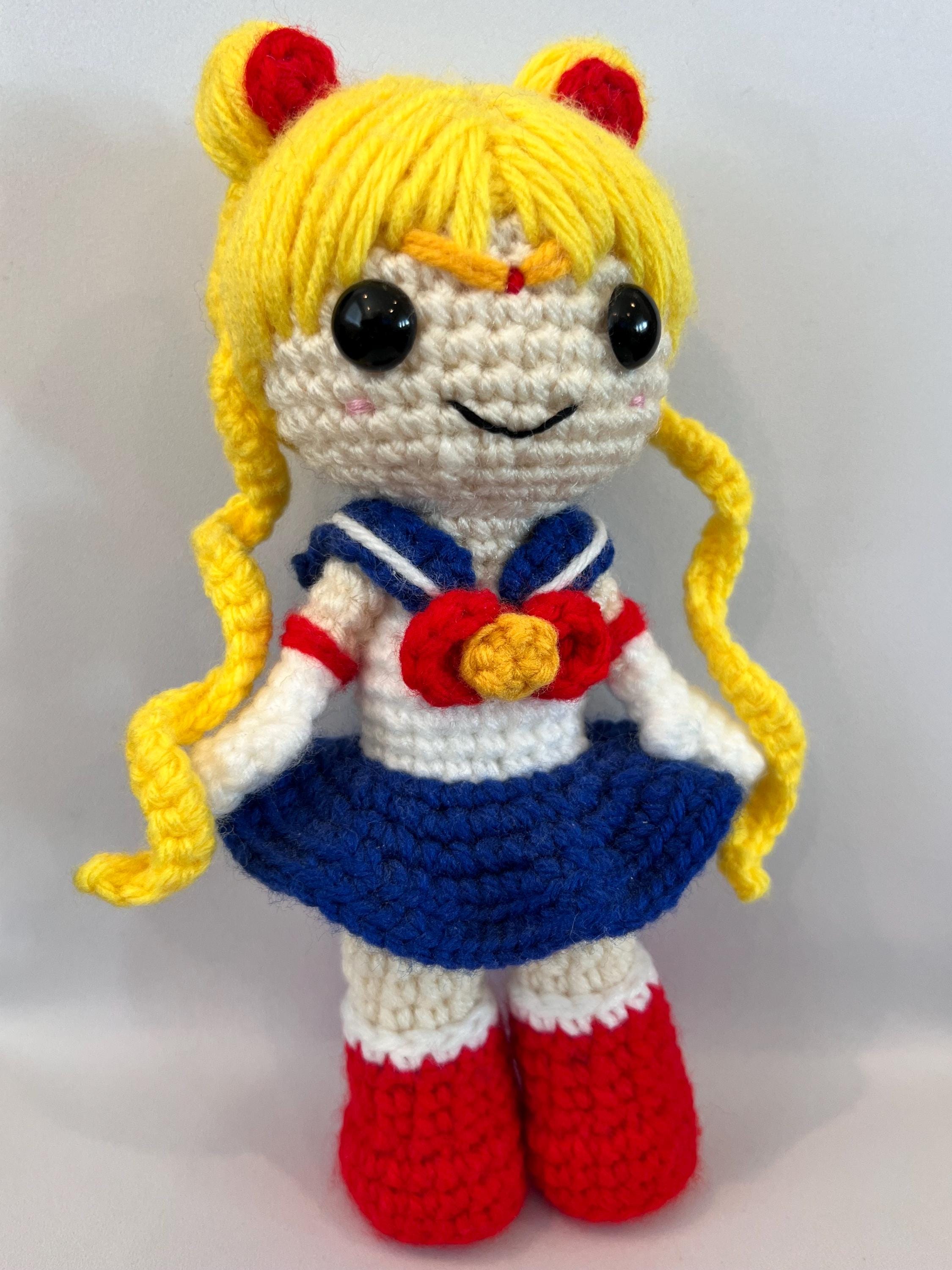Handmade Crochet Salior Moon Amigurumi Doll