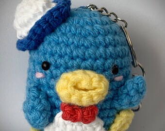 Handmade Penguin Keychain Crochet Amigurumi Doll