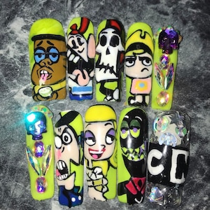 The Grim Adventures Of Billy and Mandy inspired set.