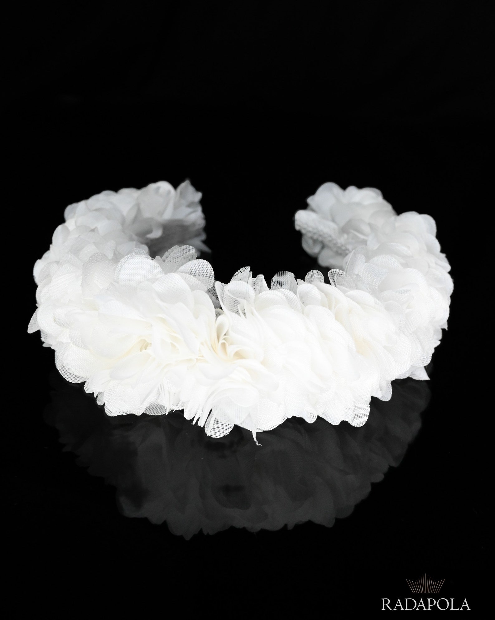 Floral Bridal Headband White Flower Crown. Boho Wedding - Etsy