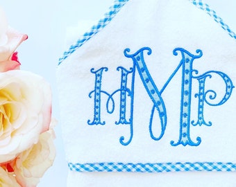 Monogrammed Hooded Baby Towel, Hooded Towel Baby, Personalized Baby Towel, Baby Shower Gift