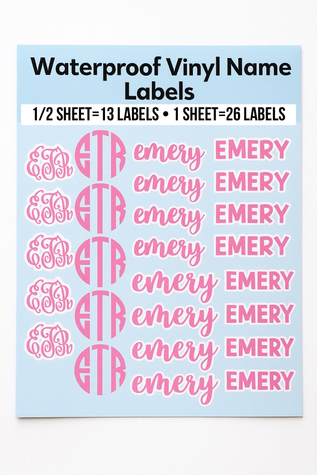 Clings Paper & Party Supplies Paper 10 Vinyl Name Decals Decals Back to Clings Paper & Party Supplies Paper 10 Vinyl Name Decals Decals Back to