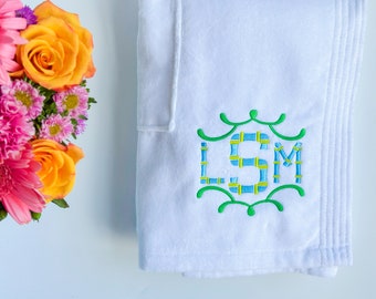Monogrammed Towel Wrap, Personalized Towel Wrap, Monogrammed Shower Wrap, Spa Wrap, Graduation Gift, Dorm Wrap, Waffle Weave, Terry Velour