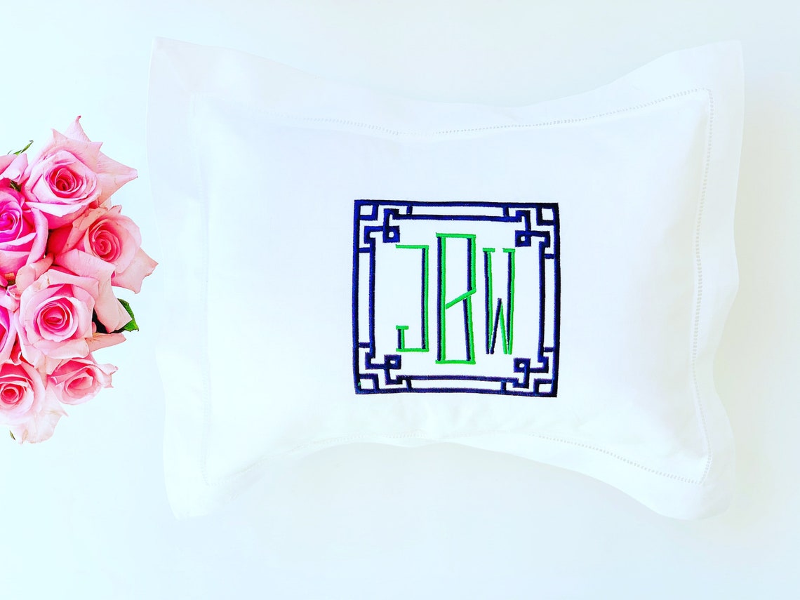 Monogrammed Baby Pillow Boudoir Baby Pillow Personalized Etsy