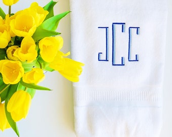 Monogrammed Bath Towel