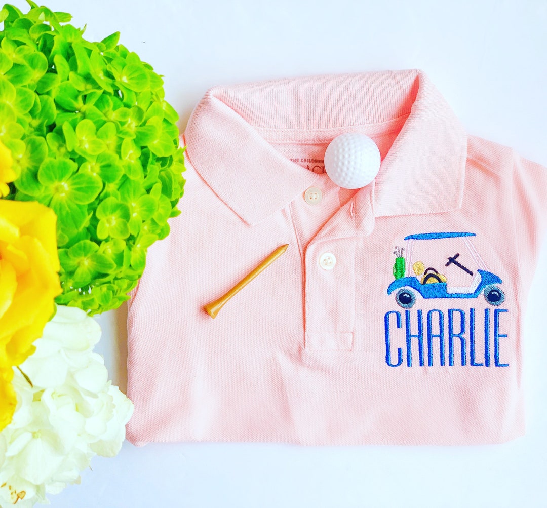 Boy Monogrammed Polo Boy Dress Shirt Boy Personalized Polo Etsy