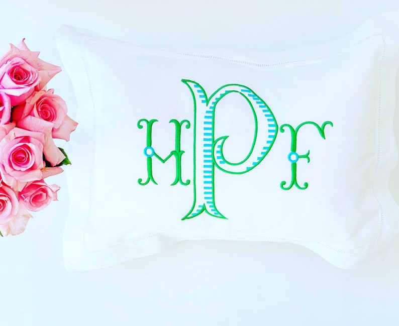 Monogrammed Baby Pillow Boudoir Baby Pillow Personalized Etsy