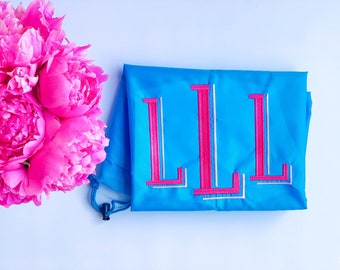 Monogrammed Laundry Bag Graduation Gift Summer Camp Laundry