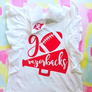 Girls Razorback Ruffle Shirt