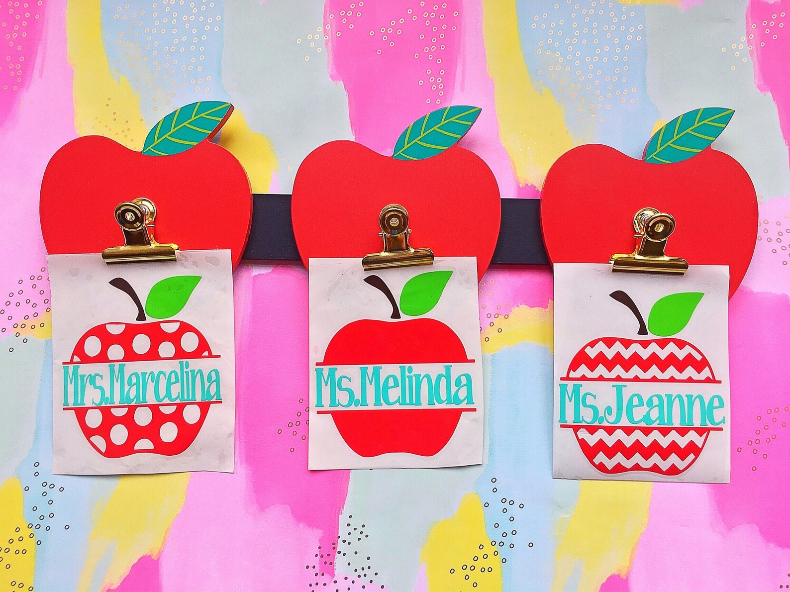 Personalized Teacher Decals for Cups or Mugs Etsy