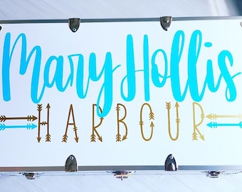 Camp Trunk Vinyl Decal Decor - Camp Trunk Sticker - Personalized Camp Trunk - Camp Trunk Monogram - Camp Trunk Name - Camp Trunk Decals