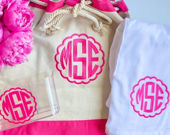 Monogrammed Laundry Bag - Graduation Gift - Summer Camp - Laundry Hamper - Monogram Laundry Basket - Monogrammed Laundry Duffel