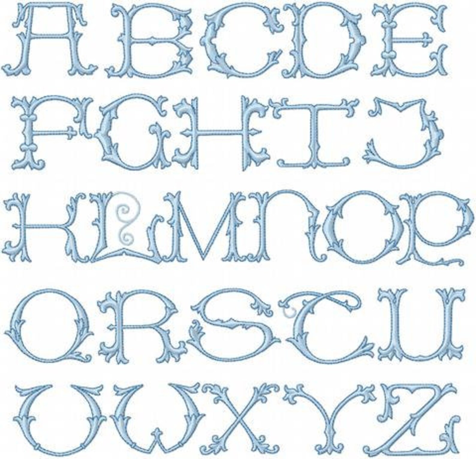 Antique Double Monogram Linen Cocktail Napkins Embroidered | Etsy