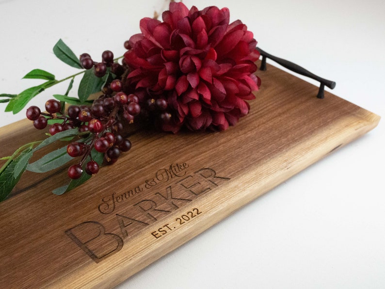 Personalized Cheese Board Laser Engraved Charcuterie Board Etsy
