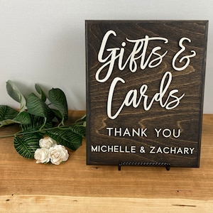 Cartes et cadeaux Panneau en bois | Cadeaux et cartes Signe de mariage | Décor de mariage