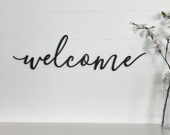 Welcome Sign | Welcome Wood Cut out