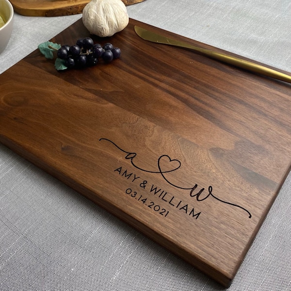 Personalized Cutting Board, Engraved Cutting Board, Christmas Gift, Wedding Gift, Anniversary Gift, Bridal Shower Gift