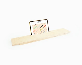 BATH: Plywood Bath Board with phone/tablet stand