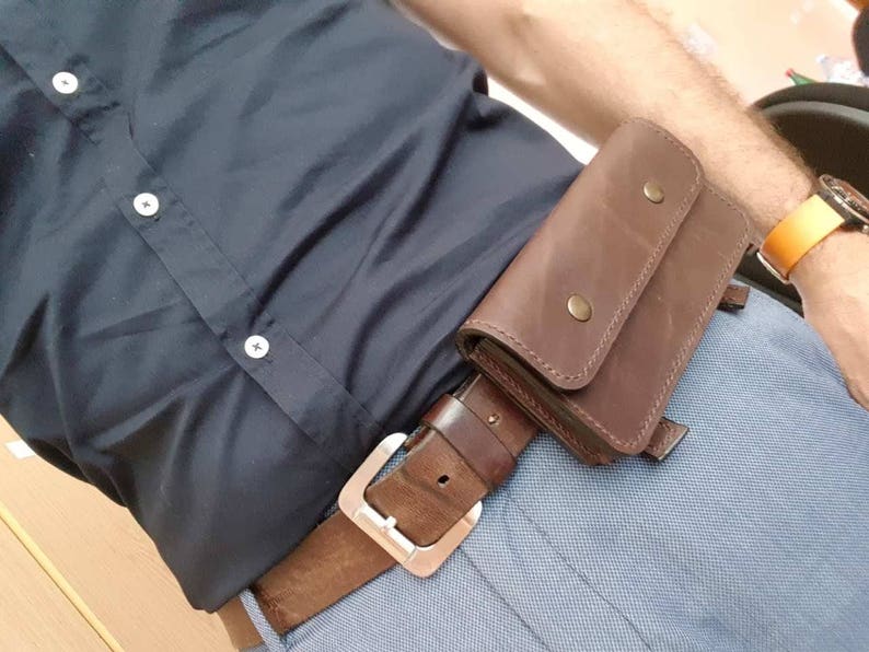 Leather Mobile Holder For Belt Personalized Case Phone Bag Pouch Android