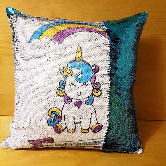the range sequin cushion