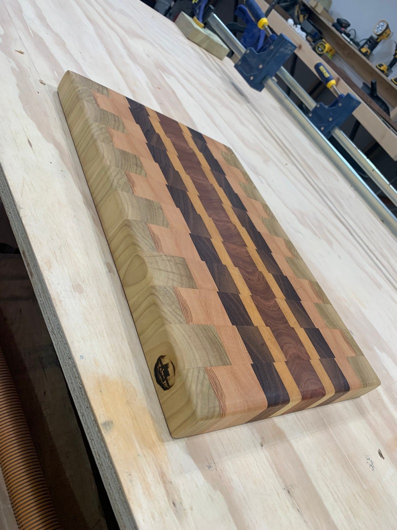 Custom End Grain Cutting Boards, Personalized End Grain Butcher Block