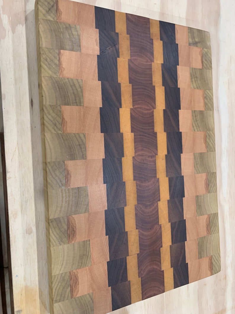 Custom End Grain Cutting Boards, Personalized End Grain Butcher Block