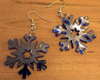 Snowflake earrings