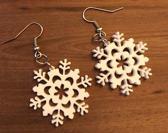 Snowflake earrings
