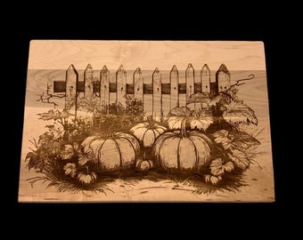 Fall fence cutting board