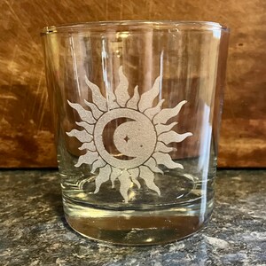 Solar Eclipse rocks glass