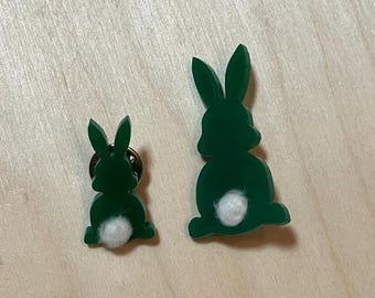 Easter bunny pin