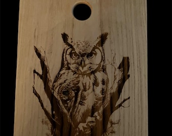 Owl cutting board