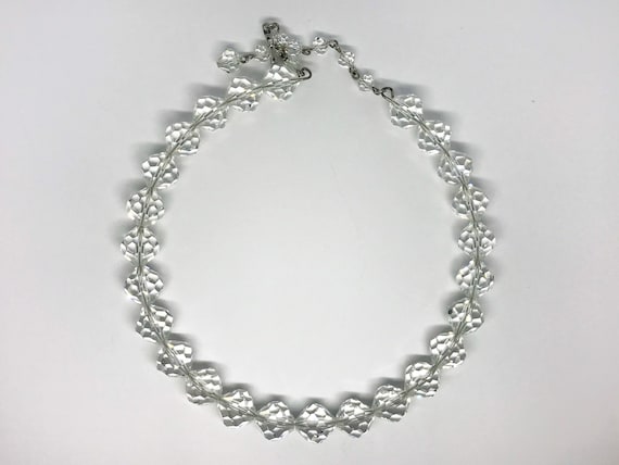 Vintage Vendome Crystal Choker, Austrian Glass, 1950s Bridal Jewelry