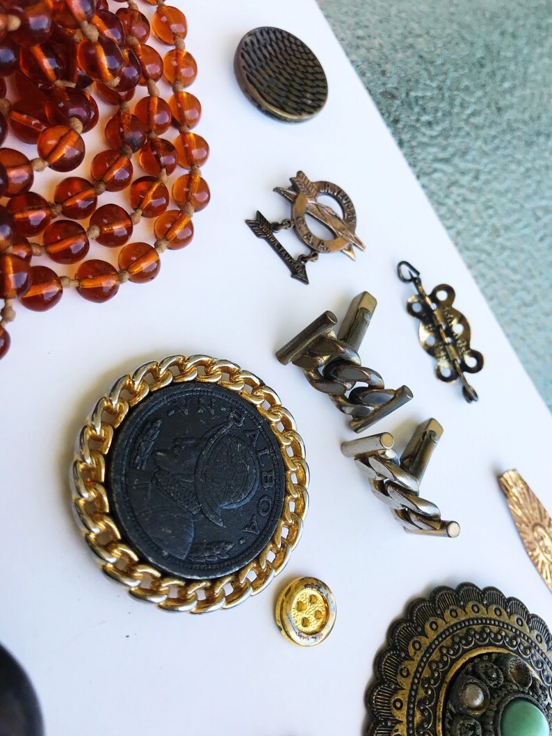 Vintage Antique Jewelry Lot 20 Etsy