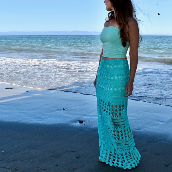 PATROON - Sleutels maxi rok