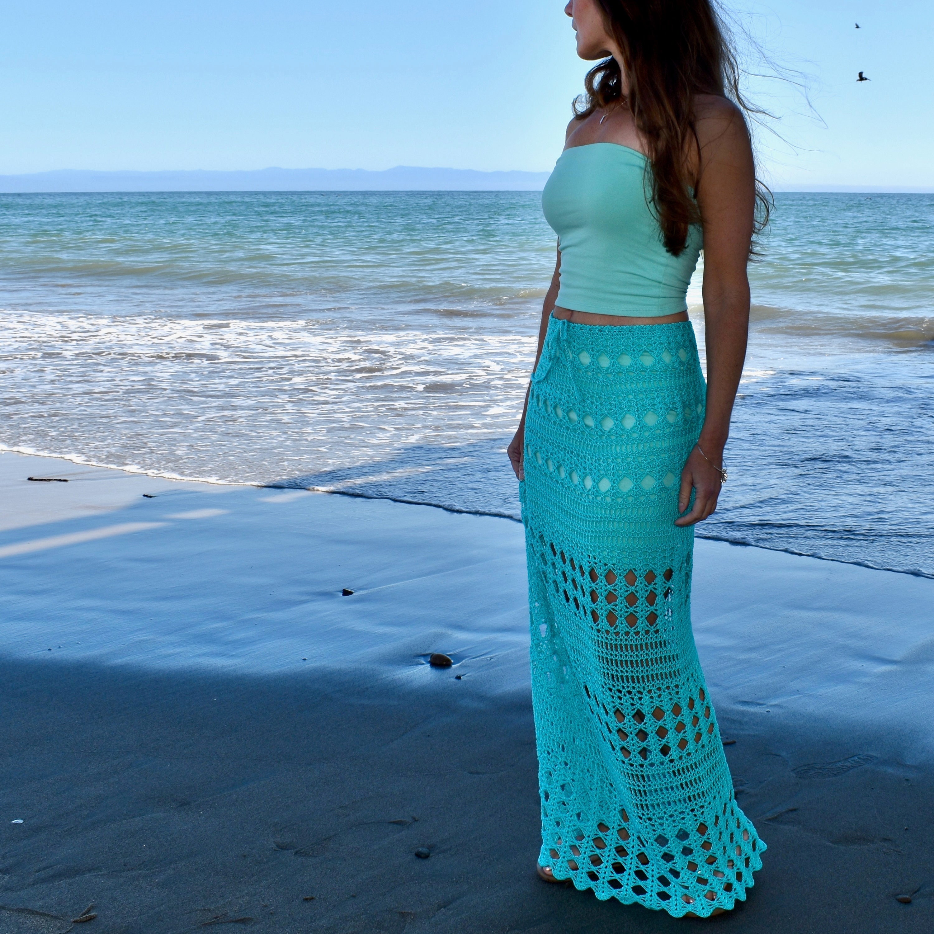 Beach Sarong Convertible Magic Skirt, Womens Beachwear, Beach