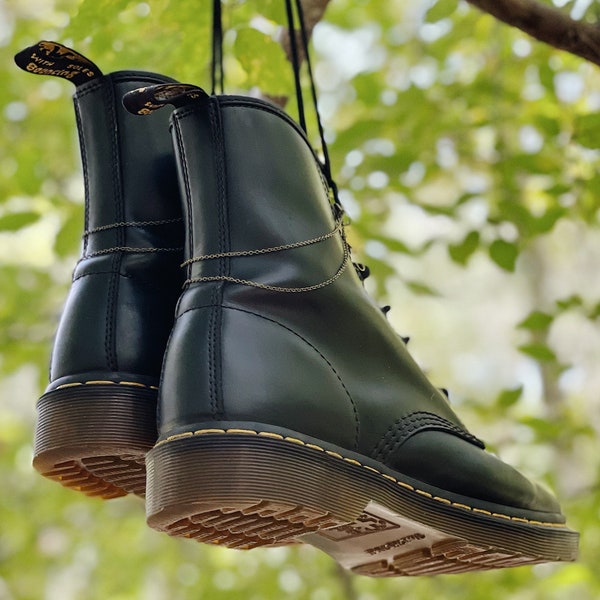 Ketting Doc Marten Mini Charms - Mushroom Celestial Moon Brass Black Grunge Shoe Jewelry - Combat Boot Accessoires Gold Dangles - Gothic Fairy