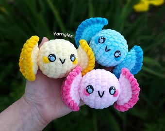 Tiny Candy Lolly, Free No-Sew Crochet Pattern, Christmas Amigurumi Food Toy, Mini Christmas Gift
