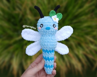 Baby Dragonfly Crochet Pattern, Flutter, Easy Mini Amigurumi Friend, Little Animal Toy Plush