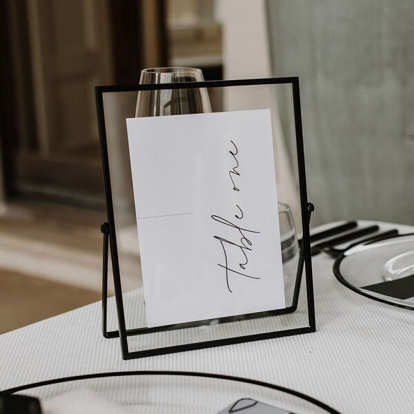 Table Number Frames Etsy UK