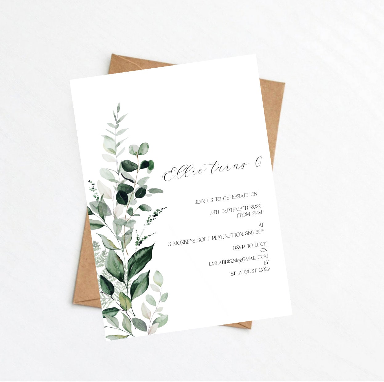Birthday Invitations — Store 1 — Love Flora