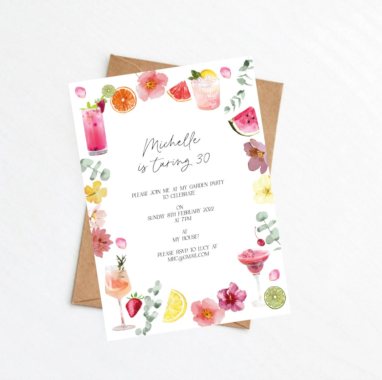 Birthday Invitations — Store 1 — Love Flora