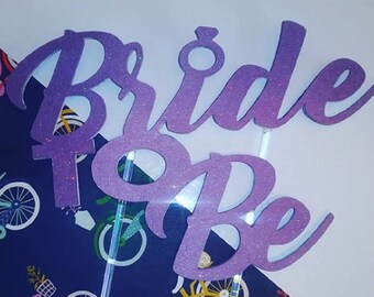 Bridal Shower Cake Topper, Bride to be Cake Topper, Engagement Cake Topper, Bride Cake Topper, Cake Topper for Bridal Shower, Cake Topper