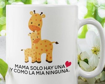 Spanish gift for mom on her birthday or Mother's day, Regalo para Mama