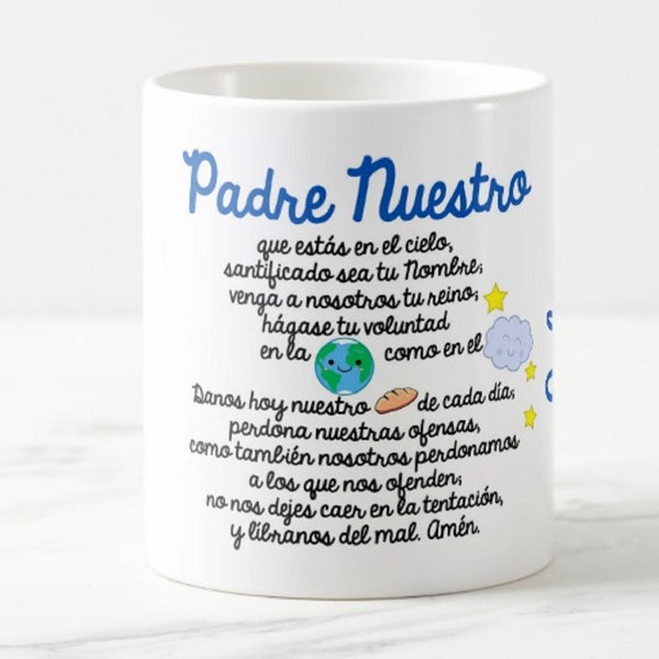 Regalo Religioso,Coffee Mug Gift, Regalo de Primera Comunion, Primera Comunion, Godson gift, God Daughter gift, regalo ahijado, ahijada