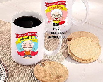 Spanish gift for Abuela, Regalo para Abuela cup