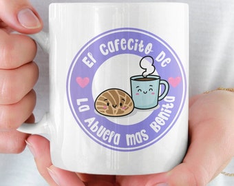 Taza para Abuela – Regalo para Abuelita – Día de la Madre – Regalo de Cumpleaños para Abuela – Taza Personalizada Abuela